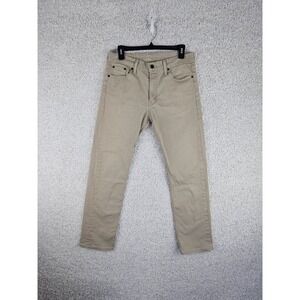 Levis 513 Jeans‎ Beige Light Tan 30x30 Slim Straight Fit Jeans Mens